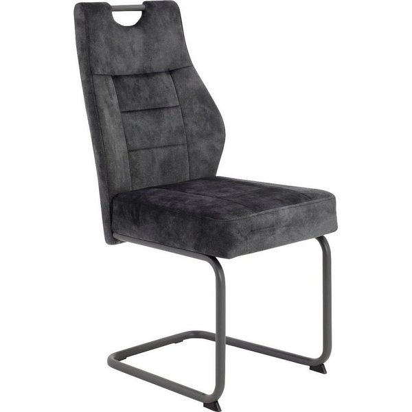 HELA Esszimmerstuhl Linda S Schwingstuhl (Set, 4 St), mit Taschenfederkern Sitz, mit 140KG belastbar, Freischwinger