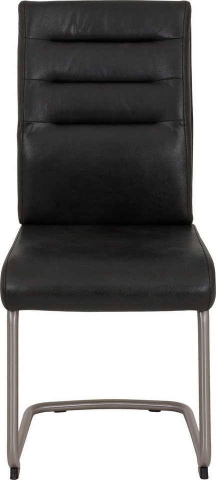 HELA Esszimmerstuhl Paula Freischwinger (Set, 4 St), mit Echtedelstahlgestell, 2 oder 4 Stück – Bild 4 von 5