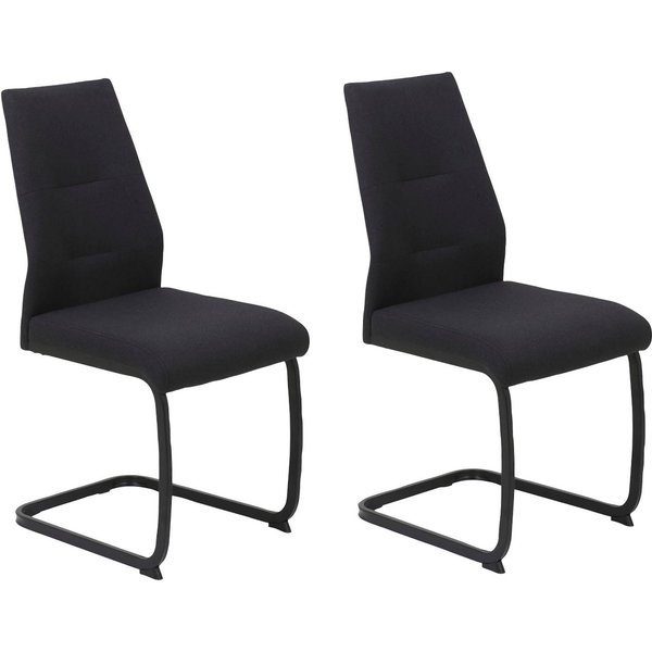 HELA Freischwinger Ariana, Esszimmerstuhl (Set, 2 St), Zertifizierter "Waterfree" Stoff - sehr Robust, 140 kg belastbar