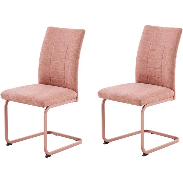 HELA Freischwinger AUGUSTA (Set, 2 St), Schwinger, XL-Sitzbreite, Wellenfederung, 140kg belastbar