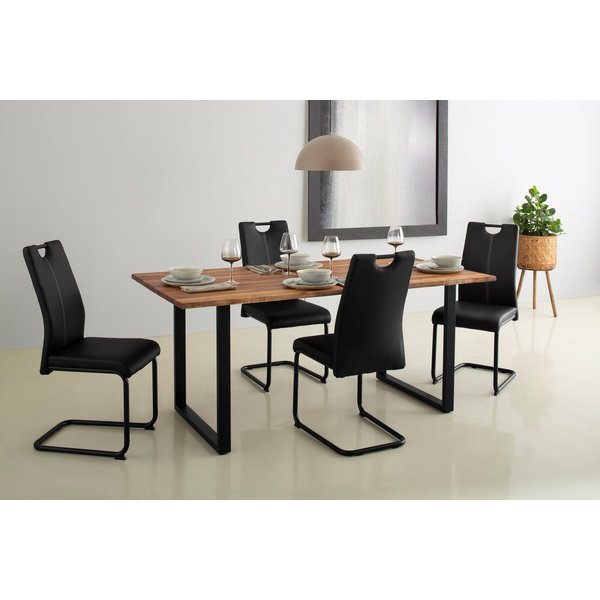 HELA Freischwinger CORA (Set, 2 St), Tragegriff in schwarz