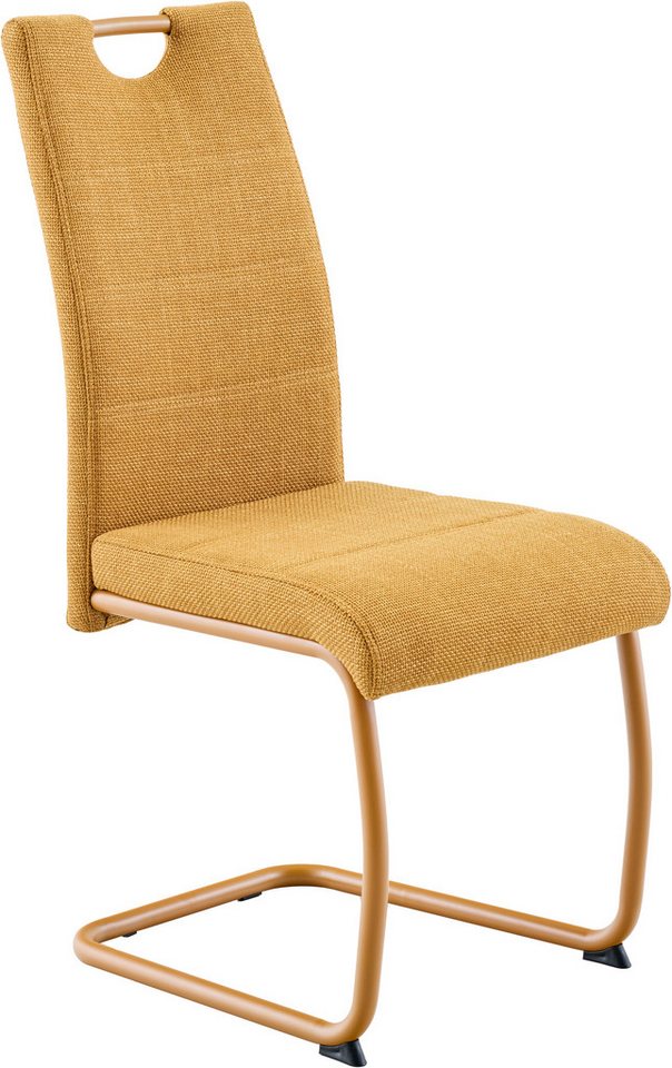 HELA Freischwinger FLORENZ (Set, 2 St), Rundrohrgestell Matching Colour, gepolstert, mit Griff – Bild 5 von 5
