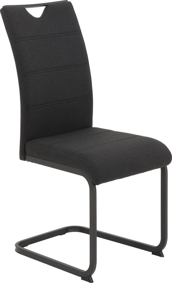 HELA Freischwinger Giselle Esszimmerstuhl (Set, 2 St), robuster Bezug, 120 Kg Belastbarkeit, 2er und 4er Set – Bild 2 von 5