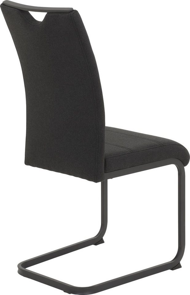 HELA Freischwinger Giselle Esszimmerstuhl (Set, 2 St), robuster Bezug, 120 Kg Belastbarkeit, 2er und 4er Set – Bild 4 von 5