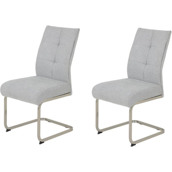 HELA Freischwinger Ines (Set, 2 St), bequeme Sitzbreite und Federkern Polsterung