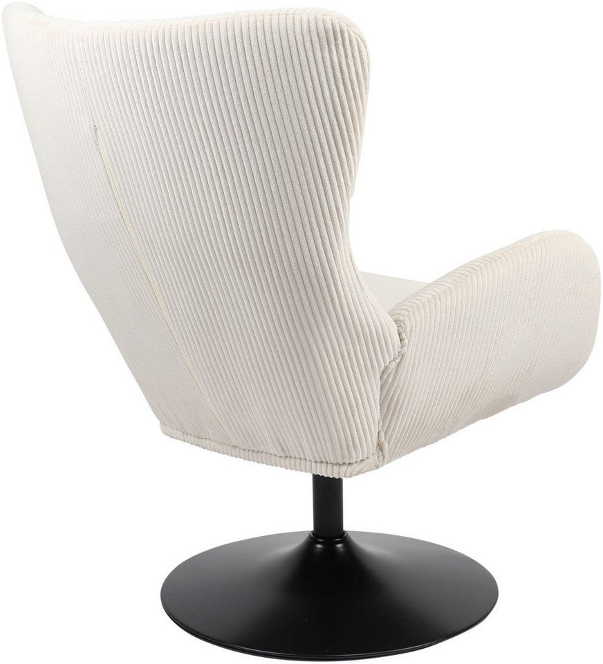 HELA Loungesessel SAMOS (1-St), Sessel,drehbar,Trompetengestell,Microfaser Breitcord,Armlehnen – Bild 4 von 5