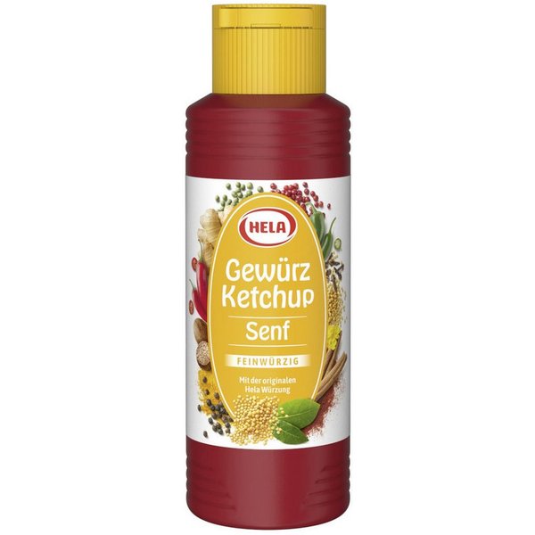 HELA Saucen, Hela Gewürz Ketchup Senf feinwürzig vielseitig einsetzbar 300ml