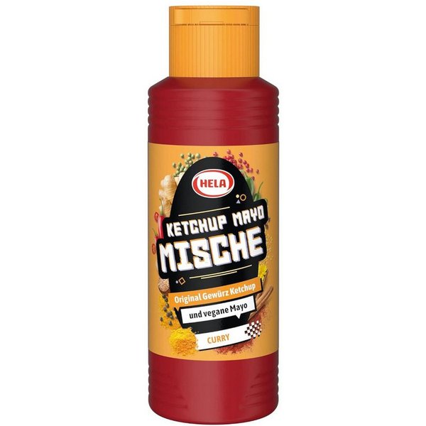 HELA Saucen, Hela Ketchup Mayo Mische Curry mit veganer Mayonnaise Packung 300ml