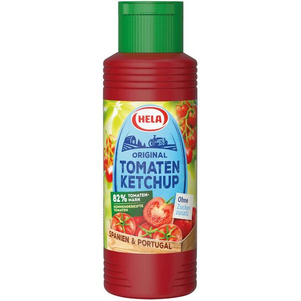 HELA Saucen, Hela Original Tomaten Ketchup ohne Zuckerzusatz Flasche 300ml