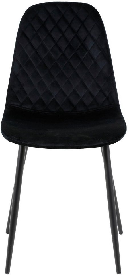 HELA Schalenstuhl MIRA, Esszimmerstuhl, Stuhl, 4-Fuß Stuh (Set, 2 St), 1, 2 oder 4 Stück, Schalenstuhl mit Steppung, Küchenstuhl – Bild 3 von 5