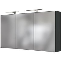 HELD Spiegelschrank Birma (Graphitgrau, 120 cm)