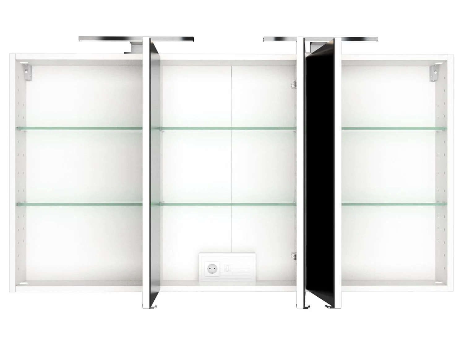 HELD Spiegelschrank Birma (Weiß, 120 cm) – Bild 2 von 2