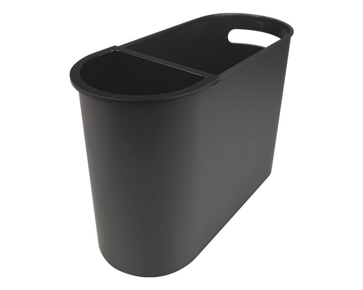 HELIT Papierkorb the oval, 22 Liter, mit Griffloch – Bild 4 von 4