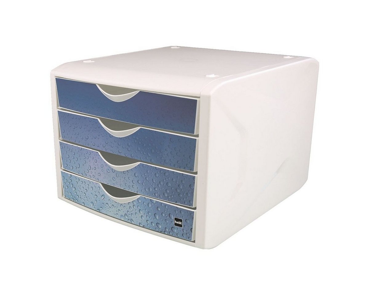 HELIT Schubladenbox the chameleon, mit 4 Schubladen, geschlossen, stapelbar – Bild 2 von 3