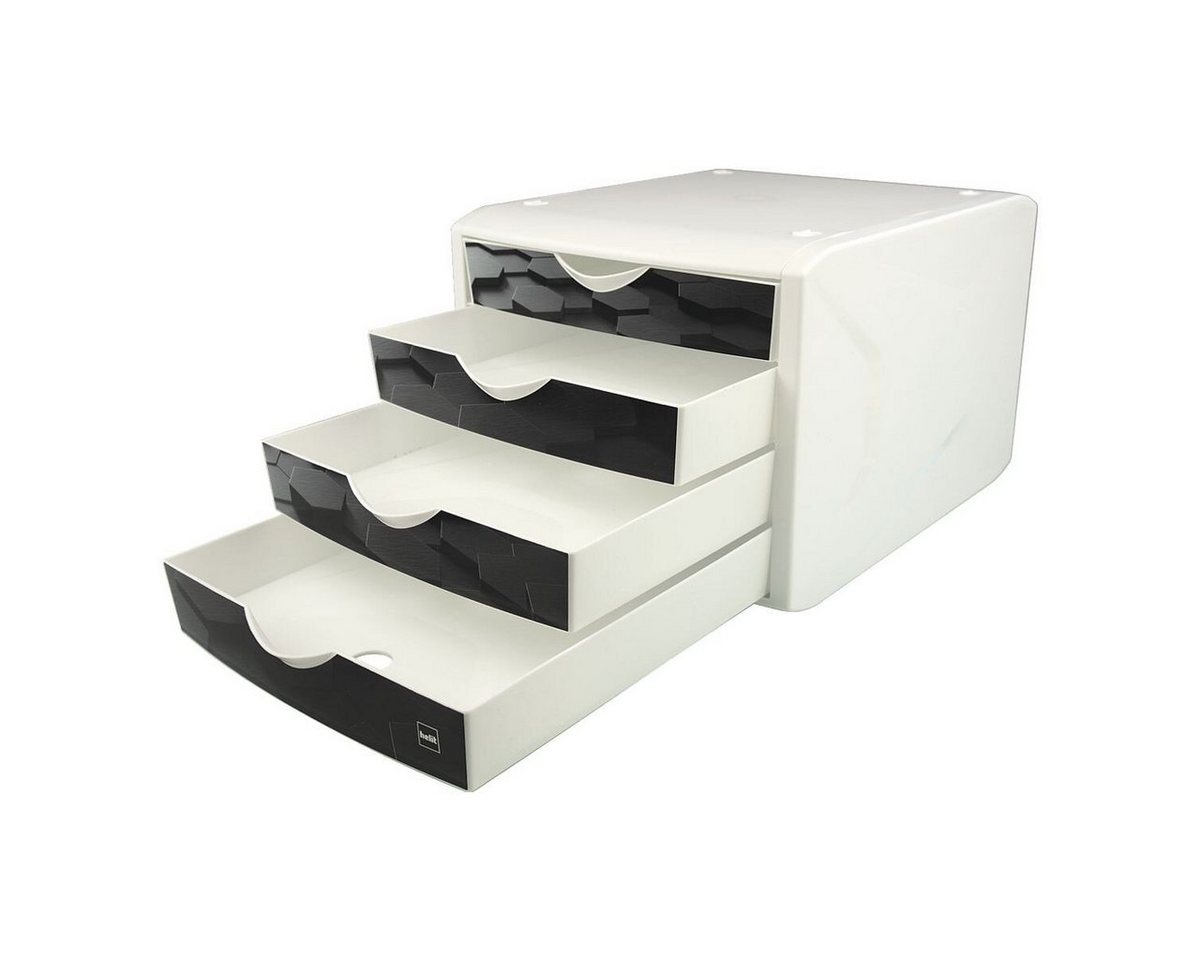HELIT Schubladenbox the chameleon, mit 4 Schubladen, geschlossen, stapelbar – Bild 3 von 3