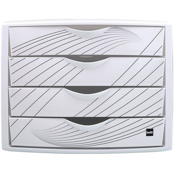 HELIT Schubladenbox the chameleon, mit 4 Schubladen, geschlossen, stapelbar