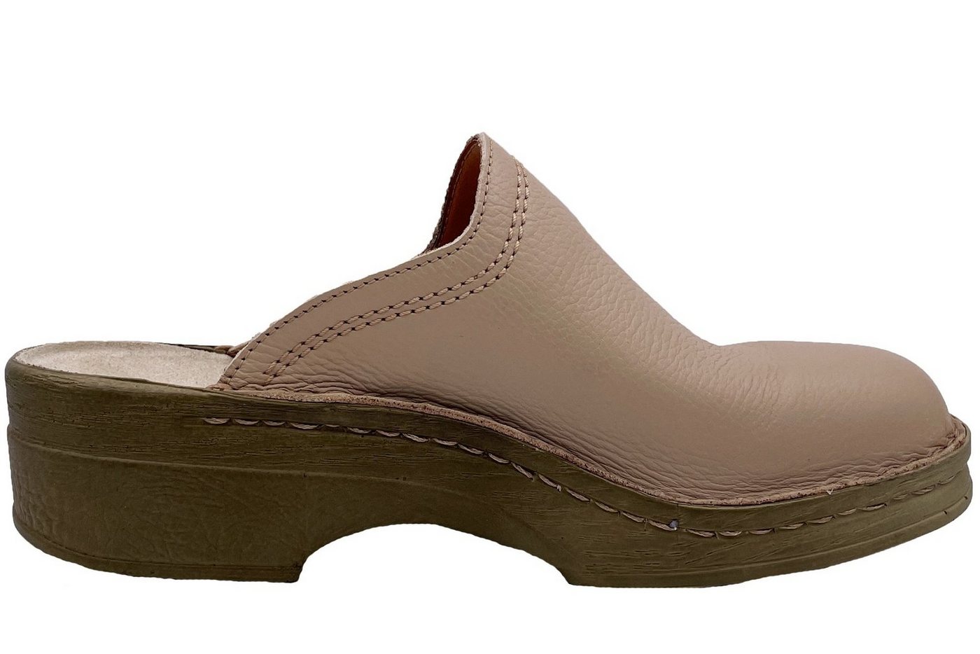 Helix Herren Leder Clog Pantolette – Bild 2 von 3