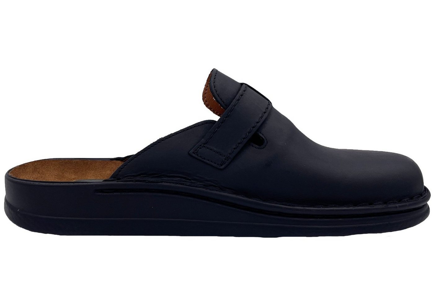 Helix Herren Leder Pantolette Clog – Bild 2 von 3