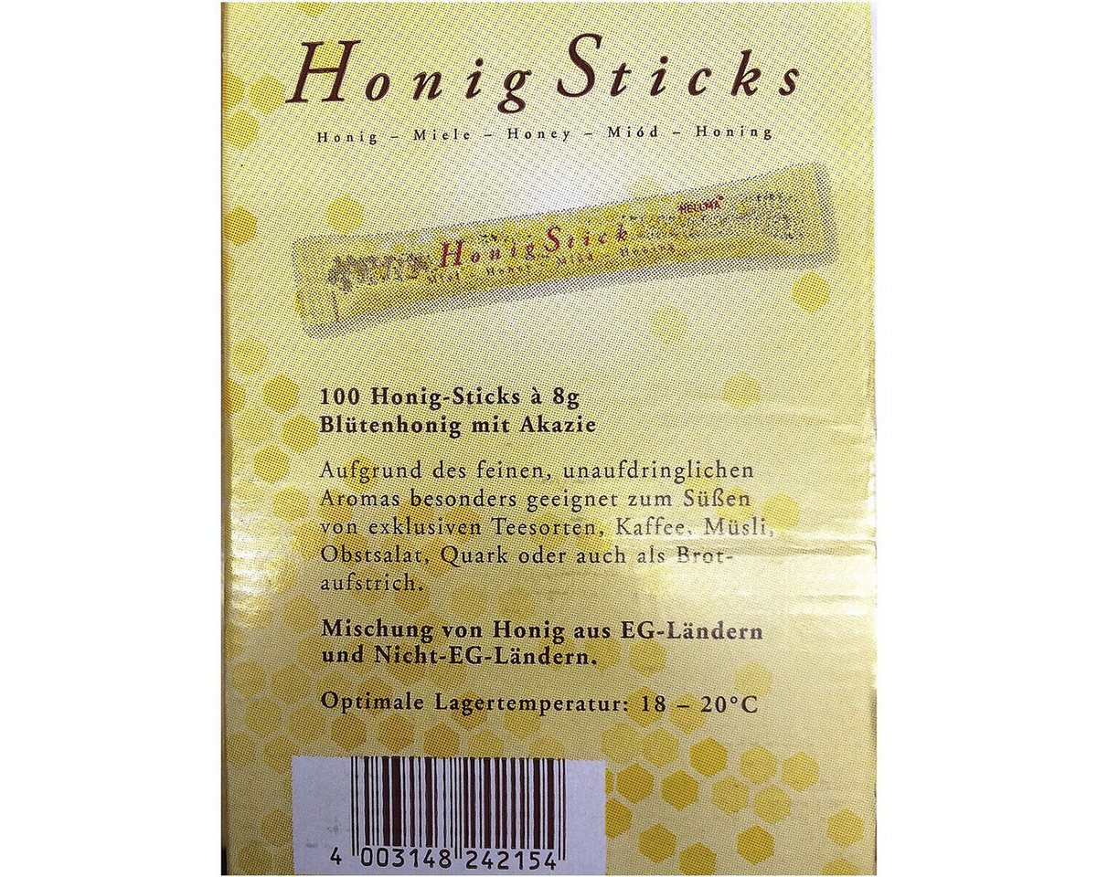 Hellma Honig Blütenhonig mit Akazie, 100 Portionsbeutel – Bild 4 von 5