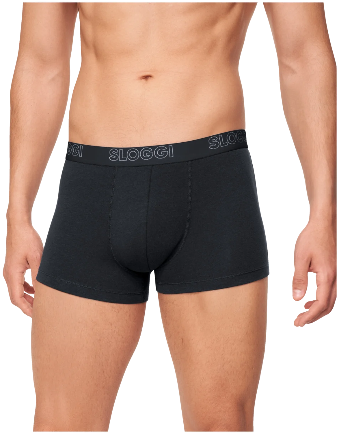HELLO BY SLOGGI Herren Boxershorts/Slip, 2 Stück (Boxer/grau, L) – Bild 3 von 3