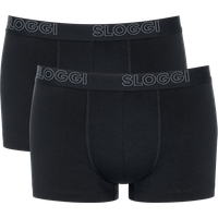 HELLO BY SLOGGI Herren Boxershorts/Slip, 2 Stück (Boxer/schwarz, XL)