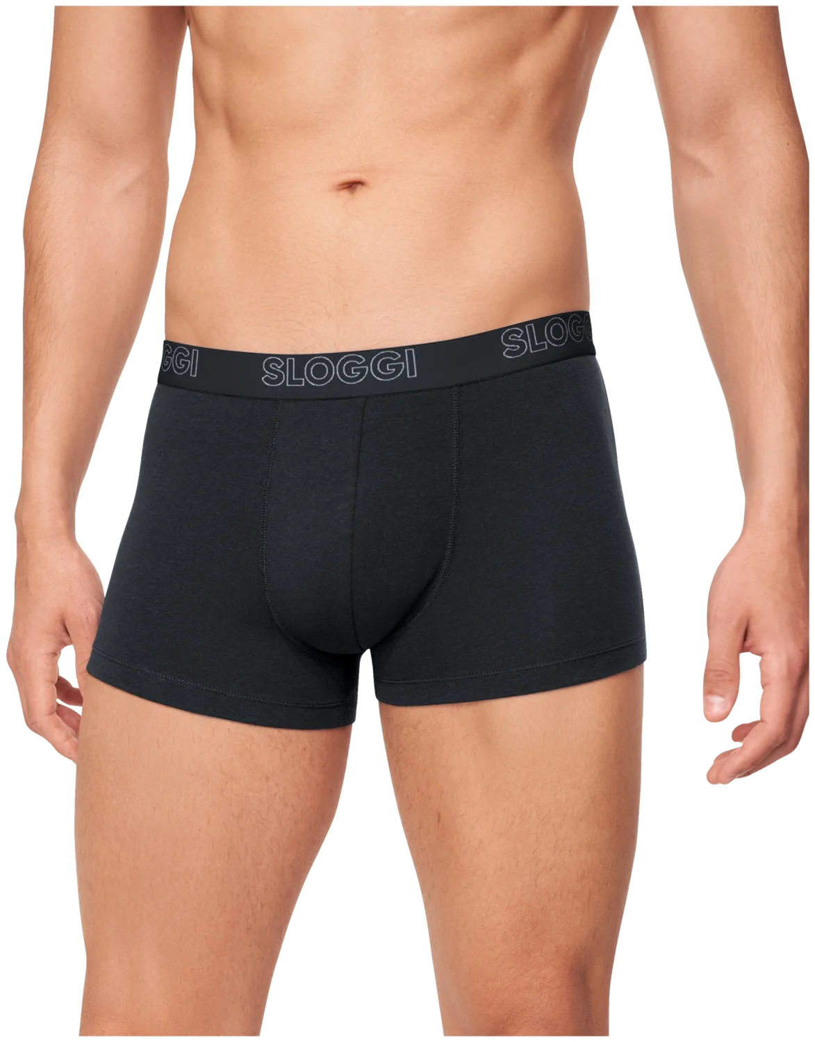 HELLO BY SLOGGI Herren Boxershorts/Slip, 2 Stück (Boxer/schwarz, XL) – Bild 2 von 2