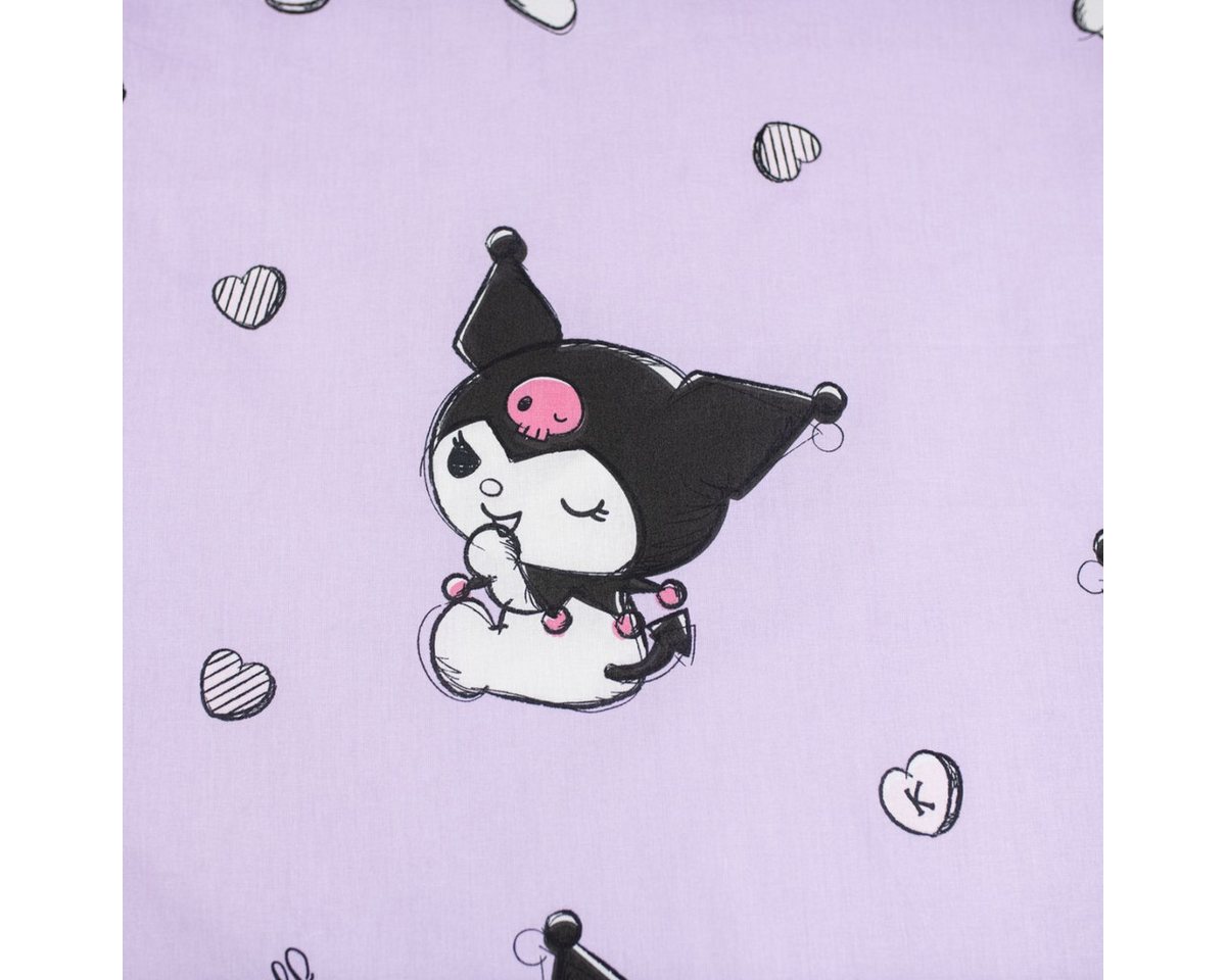 Hello Kitty Bettwäsche Set aus Baumwolle Bettdeckenbezug 140 × 200 cm + 70 × 90 cm, 2 teilig – Bild 4 von 5