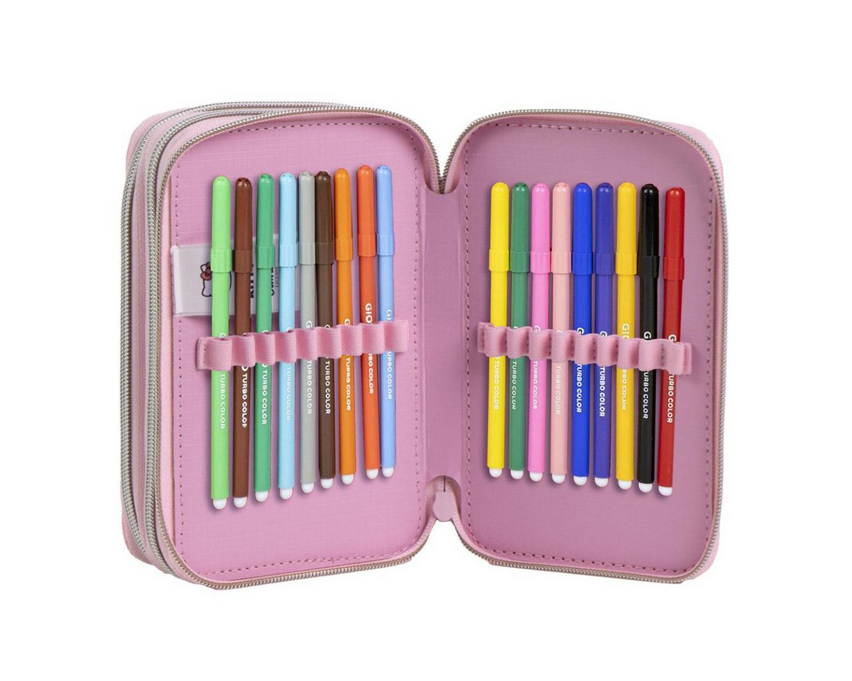 Hello Kitty Federmäppchen gefüllt – Schuletui & Stiftebox mit Zubehör für Kinder, (24-tlg) – Bild 3 von 5
