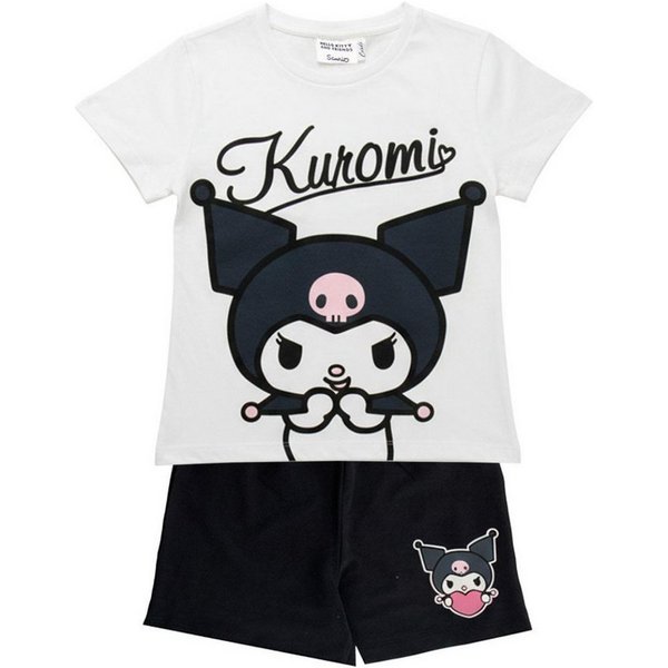 Hello Kitty Freizeitanzug - Kuromi Kinder Bekleidungsset Baumwolle 2 Teilig Sport Freizeit (2-tlg)