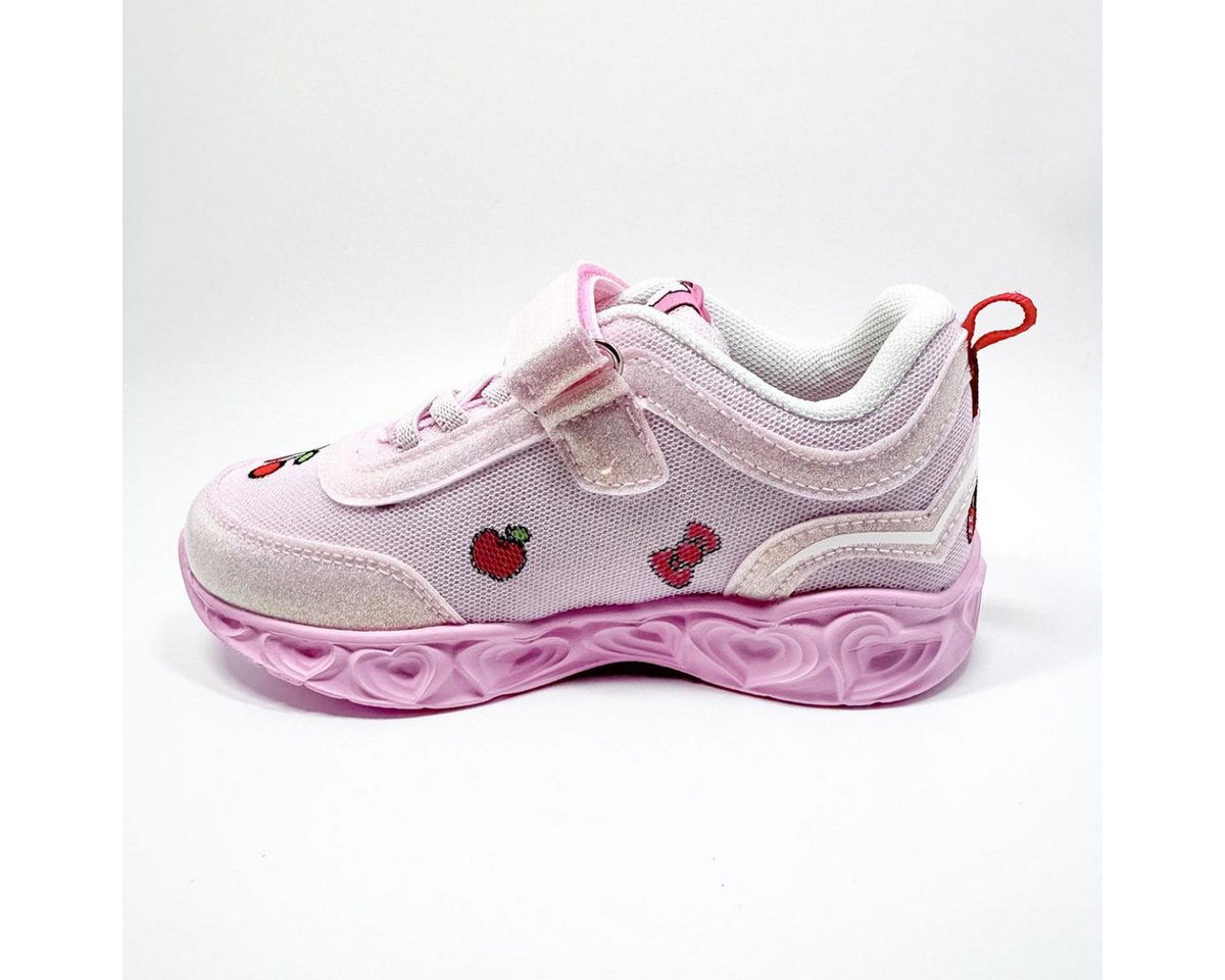 Hello Kitty Kinder Sportschuhe mit Lichteffekt Polyurethanleder Sneaker – Bild 3 von 5