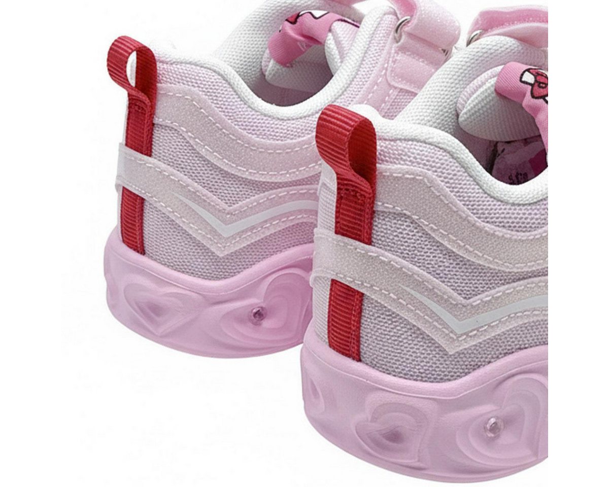 Hello Kitty Kinder Sportschuhe mit Lichteffekt Polyurethanleder Sneaker – Bild 5 von 5