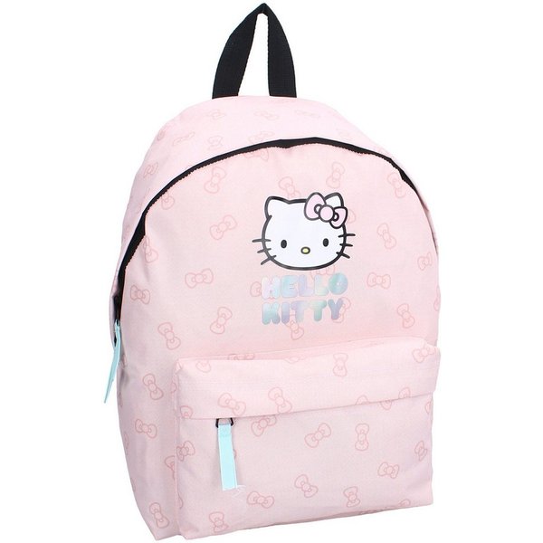Hello Kitty Kinderrucksack Rucksack – Mit geräumigem Hauptfach und verstellbaren Schultergurten
