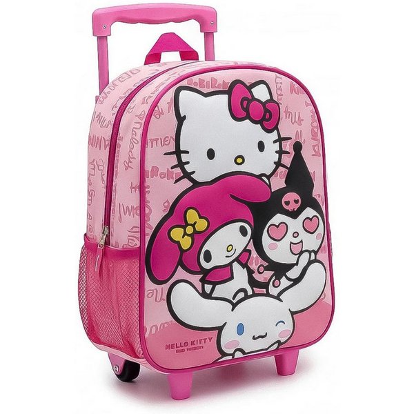 Hello Kitty Kinderrucksack Rucksack Trolley für Kindergarten Freizeit und Reise