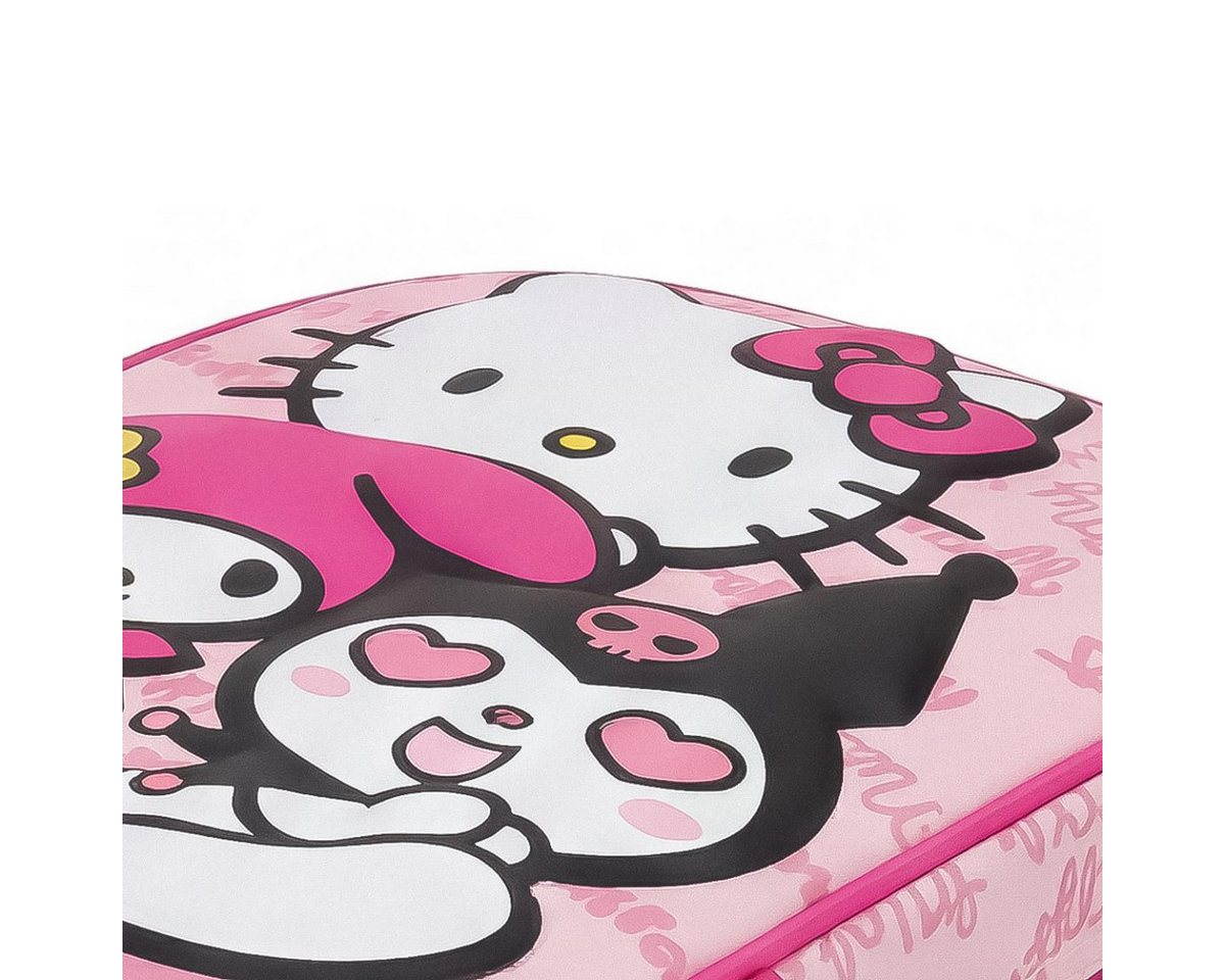 Hello Kitty Kinderrucksack Rucksack Trolley für Kindergarten Freizeit und Reise – Bild 5 von 5