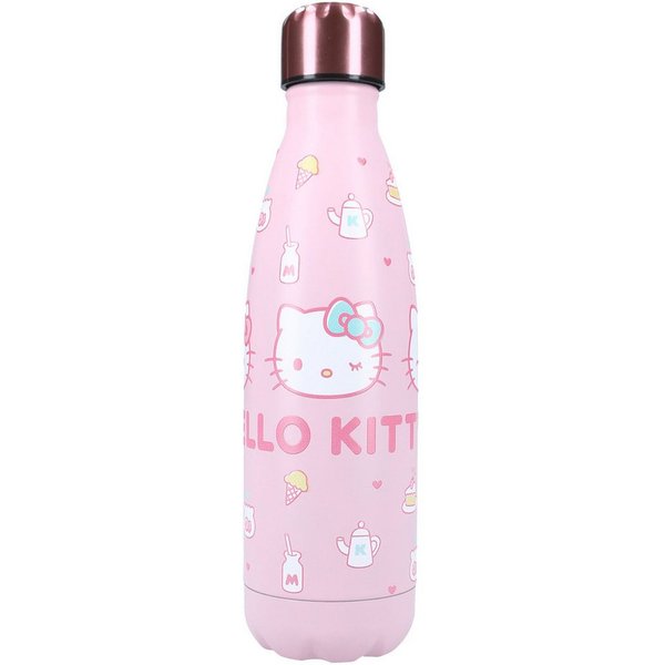 Hello Kitty Trinkflasche 700ml Edelstahl Trinkflasche – Wasserflasche für Schule & Freizeit