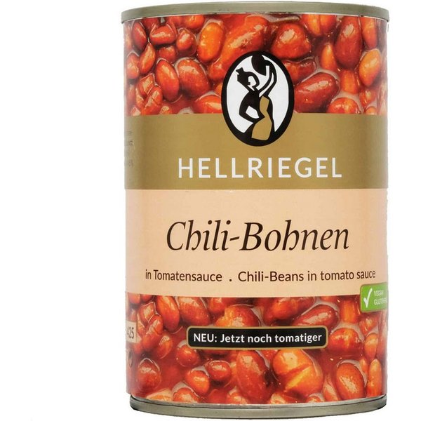 HELLRIEGEL Gemüsekonserve, Chili-Bohnen 400g