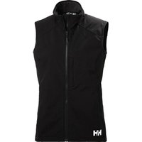 HELLY HANSEN Damen Weste W PARAMOUNT SOFTSHELL VEST, Größe S in Schwarz