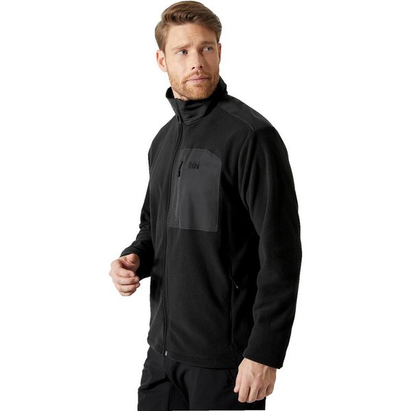 Helly Hansen Fleecejacke DAYBREAKER BLOCK JACKET mit Kinnschutz am Kragen, leicht, schnell trocknend, atmungsaktiv