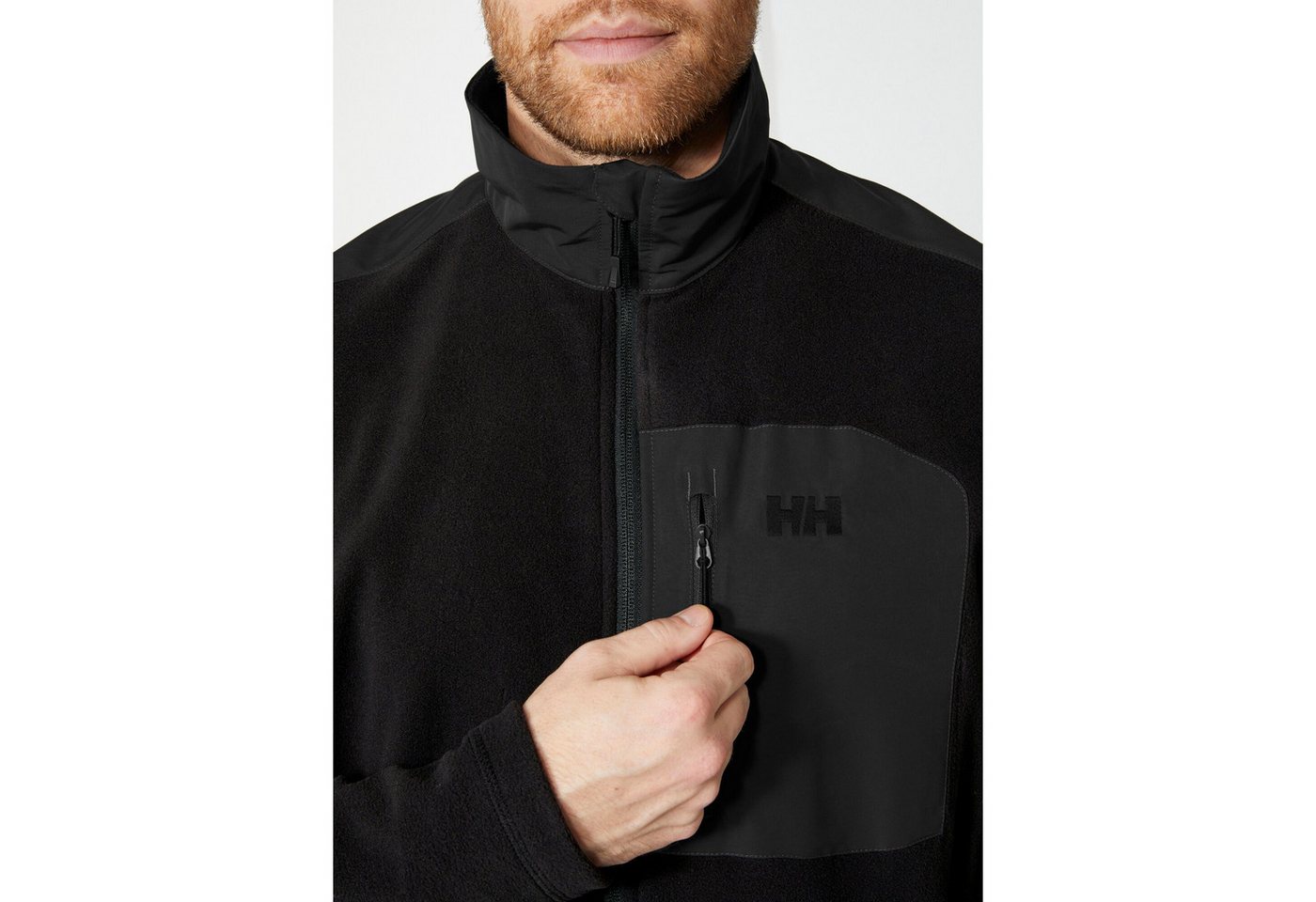 Helly Hansen Fleecejacke DAYBREAKER BLOCK JACKET mit Kinnschutz am Kragen, leicht, schnell trocknend, atmungsaktiv – Bild 4 von 4