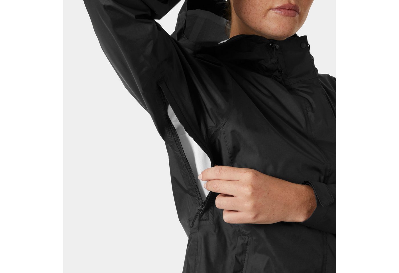 Helly Hansen Funktionsjacke W LOKE JACKET mit Kapuze, wind- und wasserdicht, atmungsaktiv, hüftlang – Bild 3 von 5