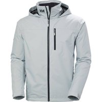 HELLY HANSEN Herren Jacke CREW HOODED MIDLAYER JACKET 2, Größe M in Silber
