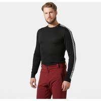HELLY HANSEN Herren Unterhemd HH LIFA STRIPE CREW, Größe S in Schwarz