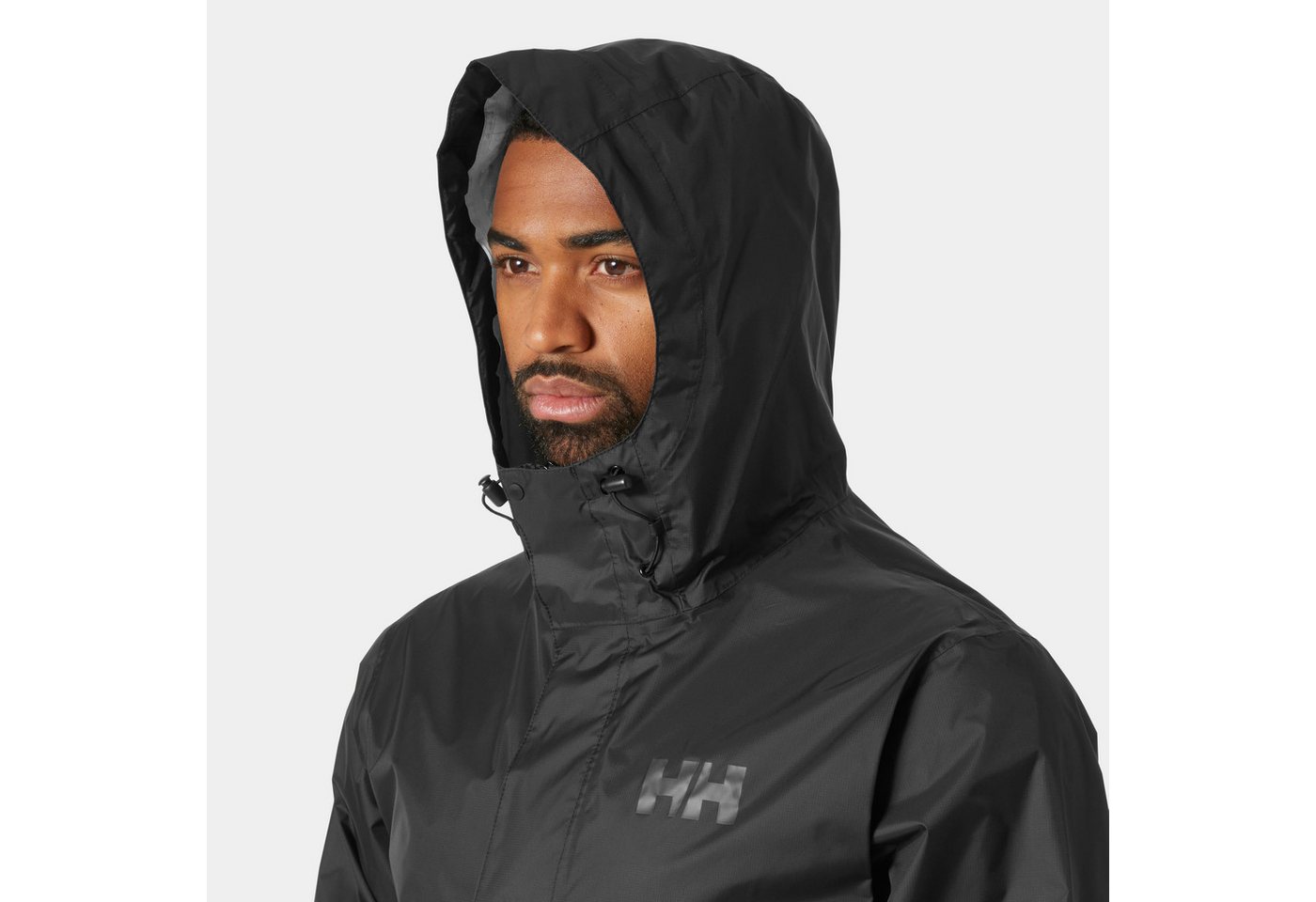 Helly Hansen Regenjacke LOKE JACKET mit Kapuze, wasserdicht, winddicht, atmungsaktiv, po-bedeckende Länge – Bild 3 von 5