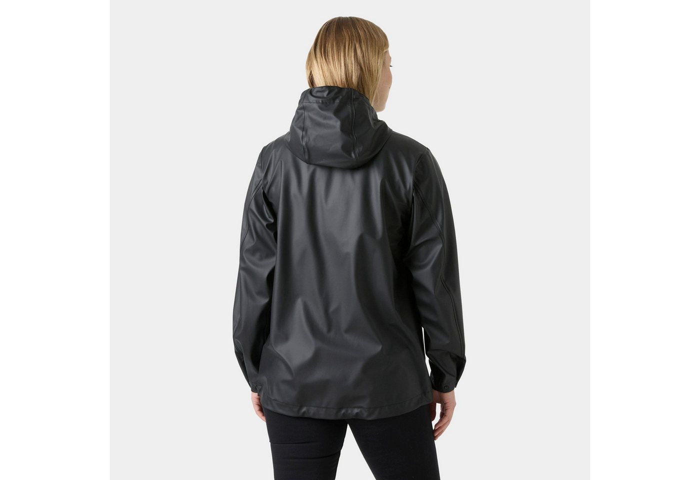 Helly Hansen Regenjacke W MOSS JACKET sportlich, aus PU-Gewebe, wasserdicht, winddicht, mit Kapuze – Bild 2 von 5