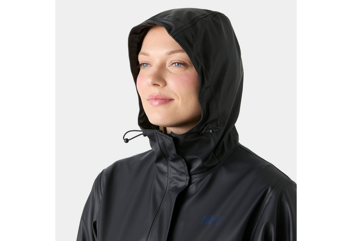 Helly Hansen Regenjacke W MOSS JACKET sportlich, aus PU-Gewebe, wasserdicht, winddicht, mit Kapuze – Bild 5 von 5