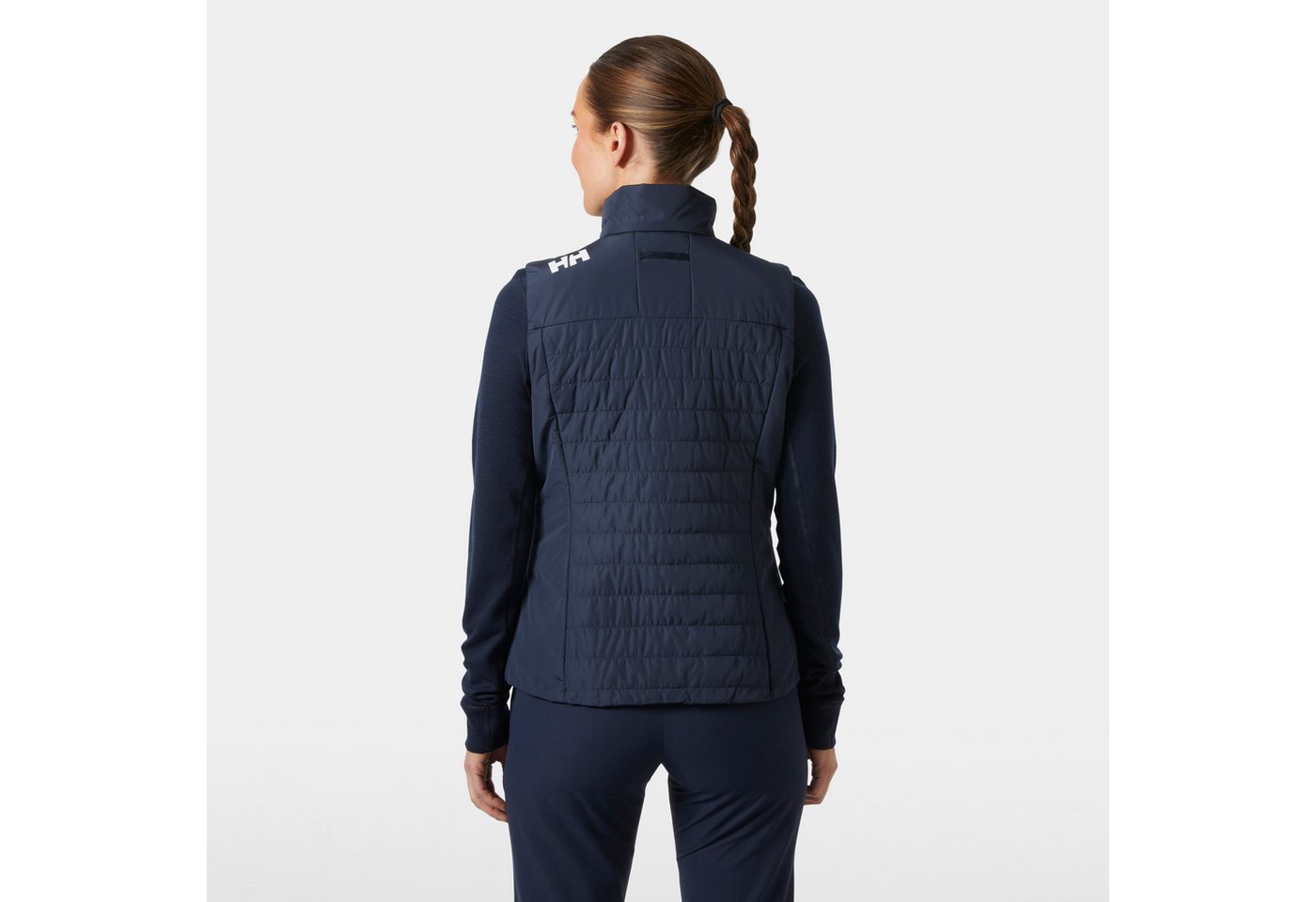 Helly Hansen Steppweste W CREW INSULATOR VEST 2.0 mit Stehkragen, hüftlang, aus Polyester, wind- und wasserabweisend – Bild 2 von 5