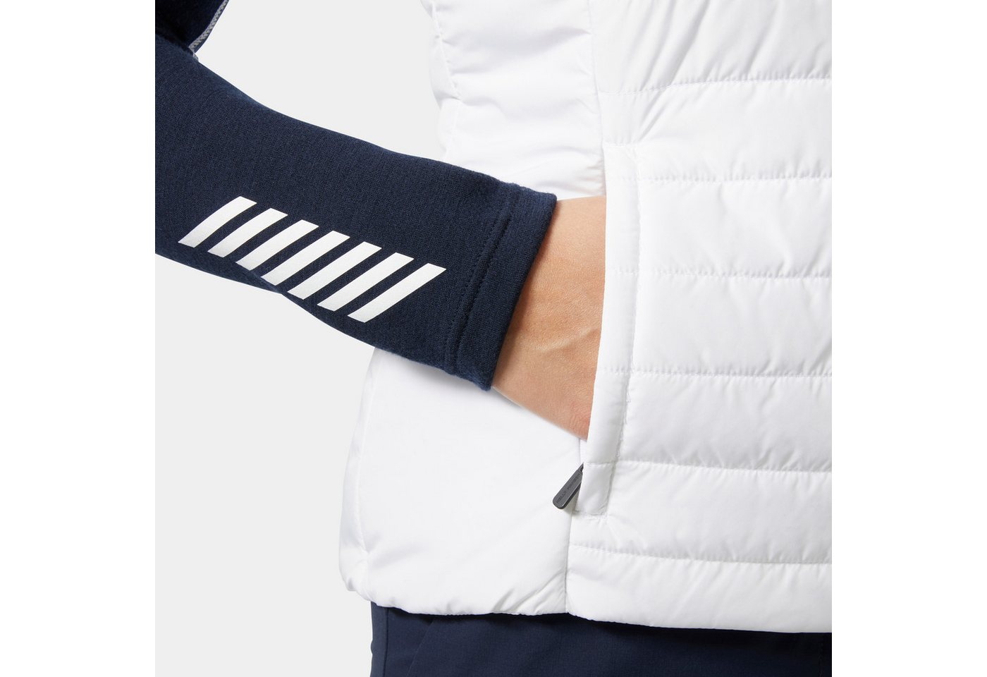 Helly Hansen Steppweste W CREW INSULATOR VEST 2.0 mit Stehkragen, hüftlang, aus Polyester, wind- und wasserabweisend – Bild 3 von 5