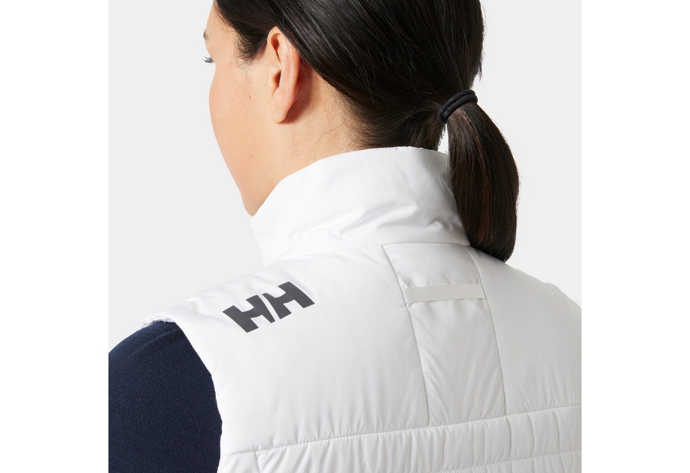 Helly Hansen Steppweste W CREW INSULATOR VEST 2.0 mit Stehkragen, hüftlang, aus Polyester, wind- und wasserabweisend – Bild 4 von 5