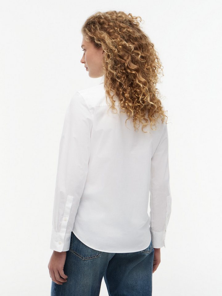 Tommy Hilfiger Hemdbluse STRETCH REGULAR LS SHIRT mit gesticktem Tommy Hilfiger Logo, Regular Fit – Bild 2 von 5