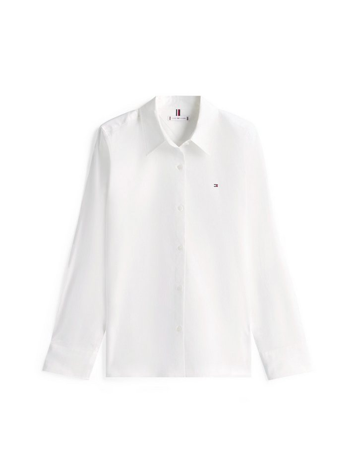 Tommy Hilfiger Hemdbluse STRETCH REGULAR LS SHIRT mit gesticktem Tommy Hilfiger Logo, Regular Fit – Bild 5 von 5